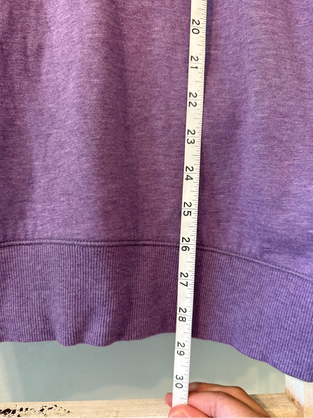 Polo Ralph Lauren Purple Quarter Zip Pullover Men’s Large Viscose Cotton Blend - Picture 5 of 7
